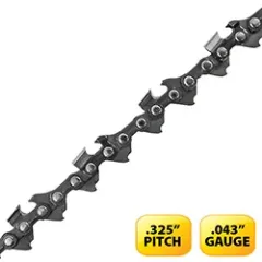 Picture of Laser   325 x  .043  semi chisel  Chain per Link